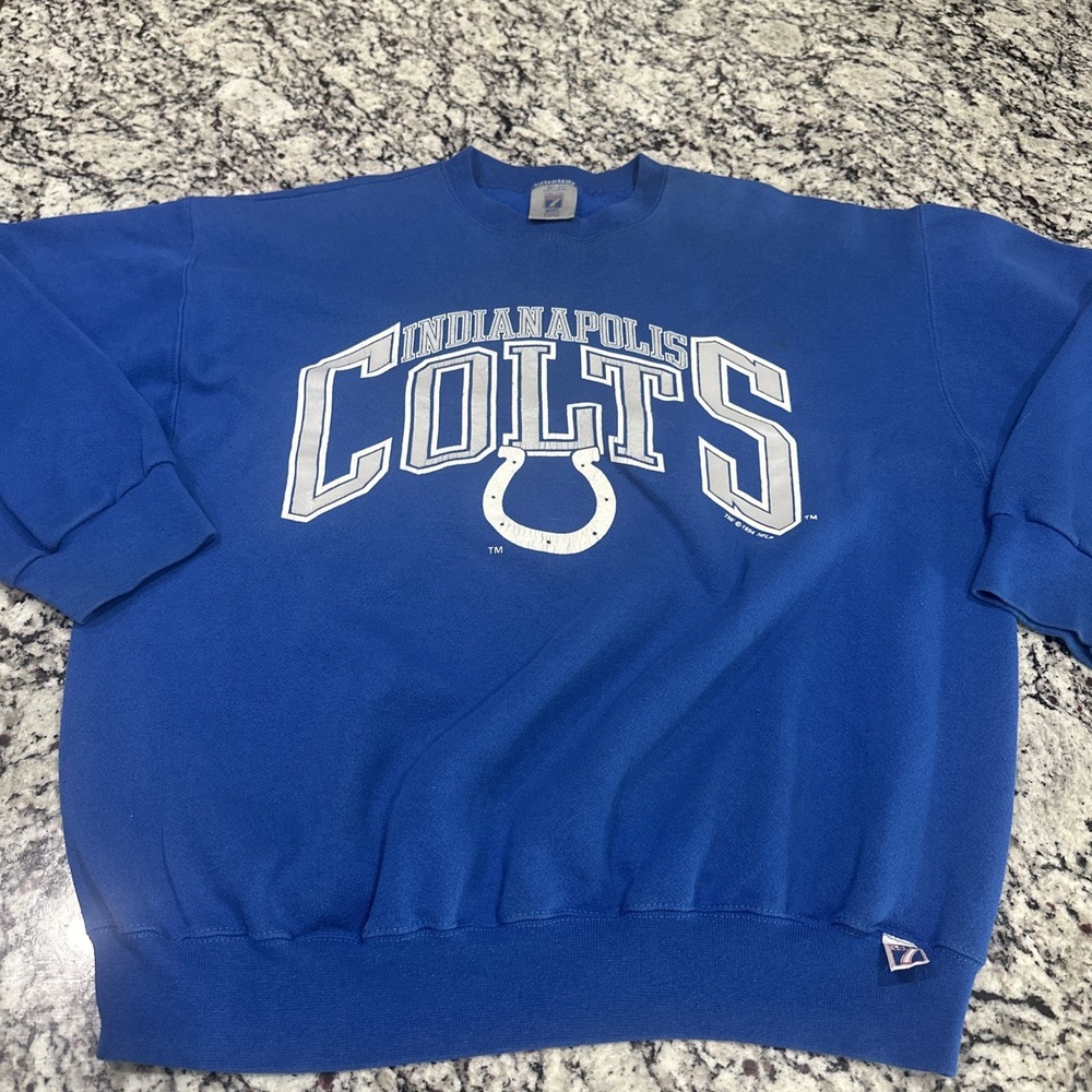 Vintage Indianapolis Colts Graphic‎ crewneck sweatshirt Men 1994